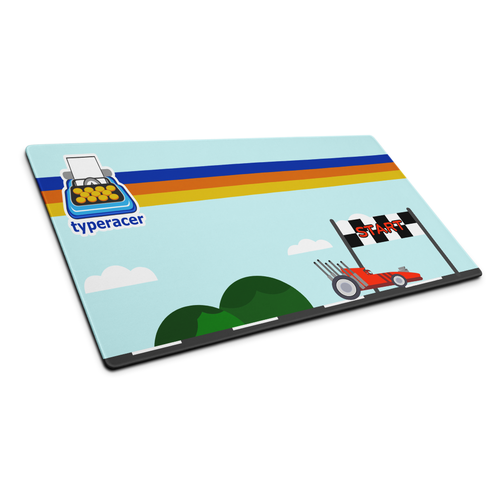 Typeracer Gaming mouse pad - Day Theme