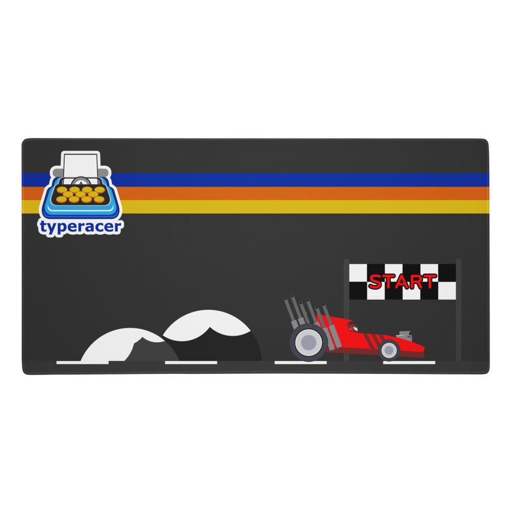 Typeracer Gaming mouse pad - Night Theme