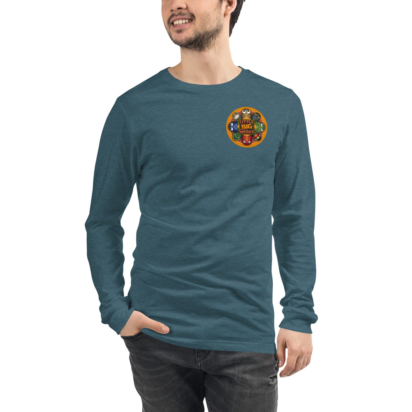 LBS circle logo unisex long sleeve tee