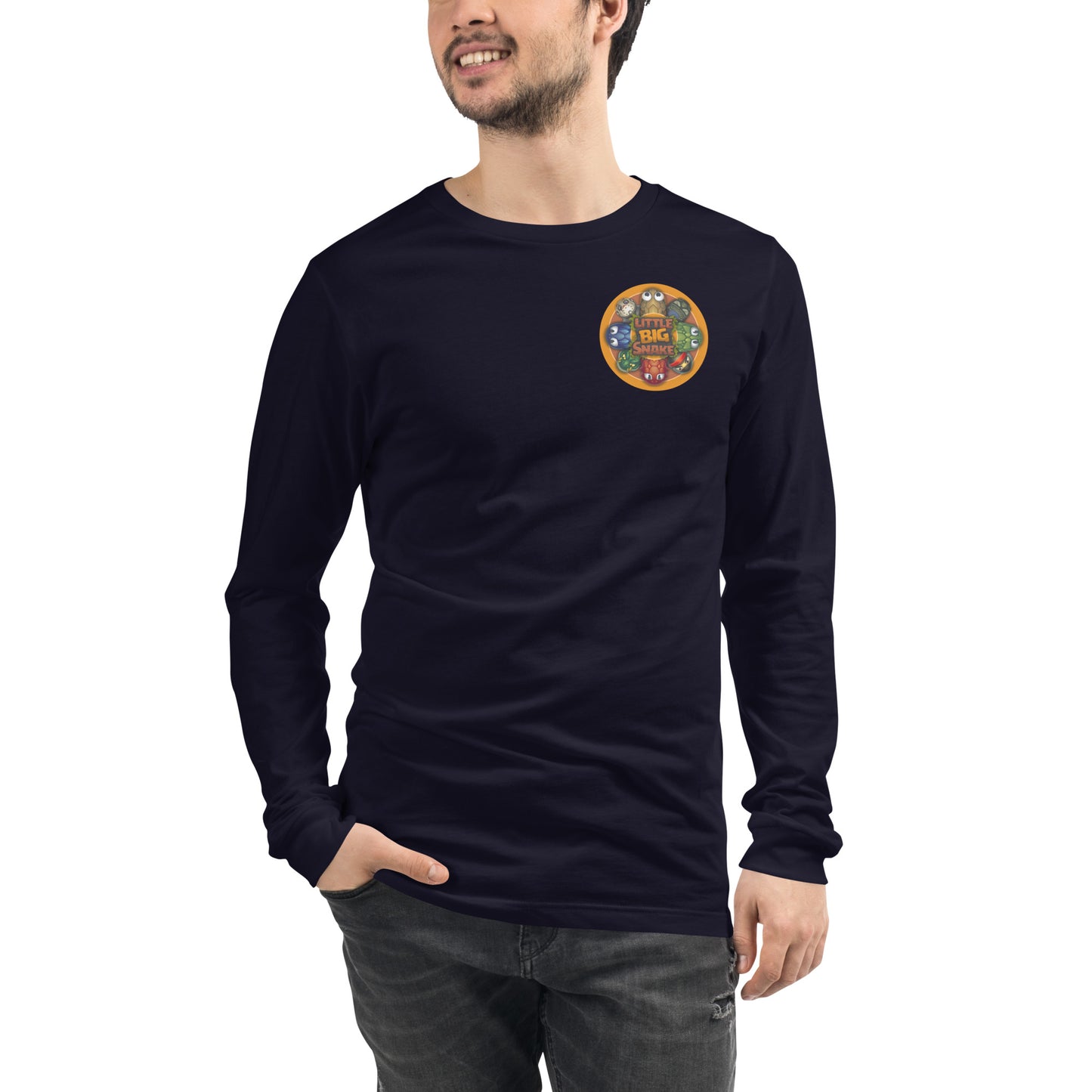 LBS circle logo unisex long sleeve tee