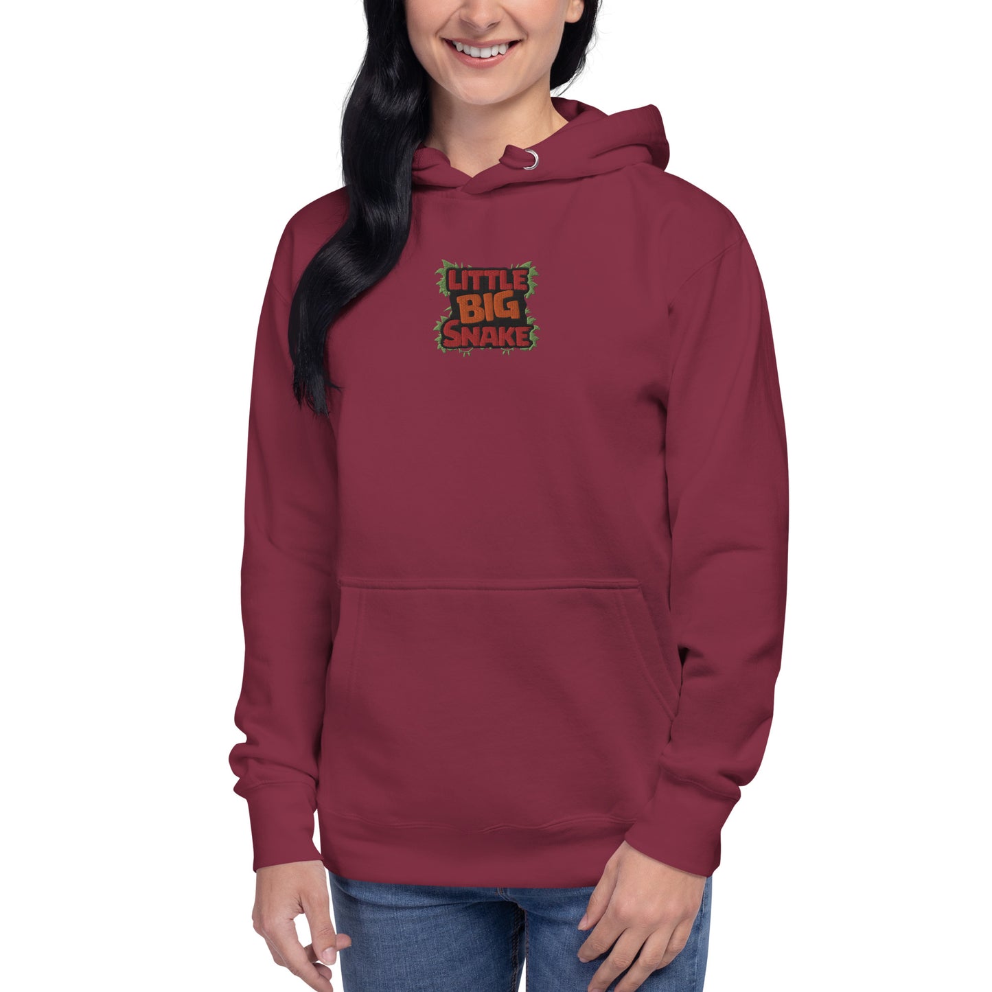 LBS embroidered logo unisex hoodie