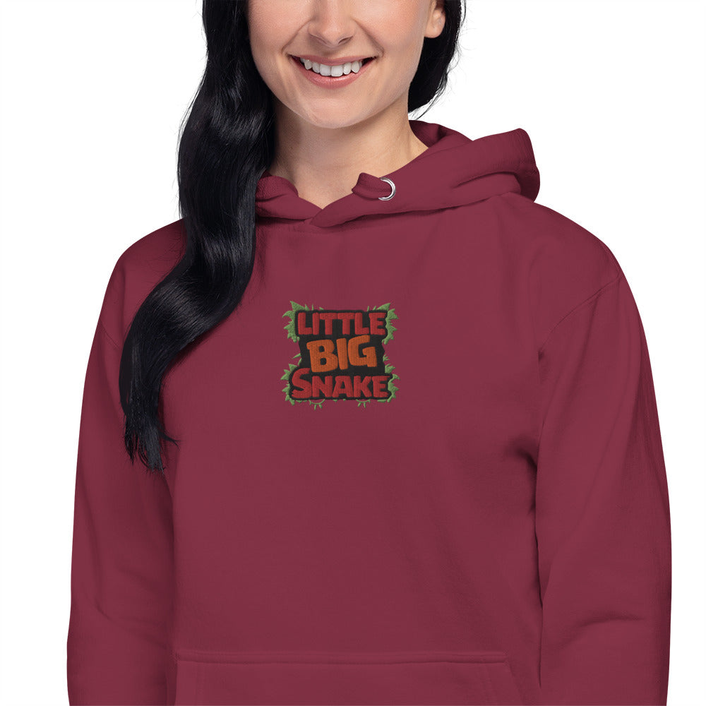 LBS embroidered logo unisex hoodie
