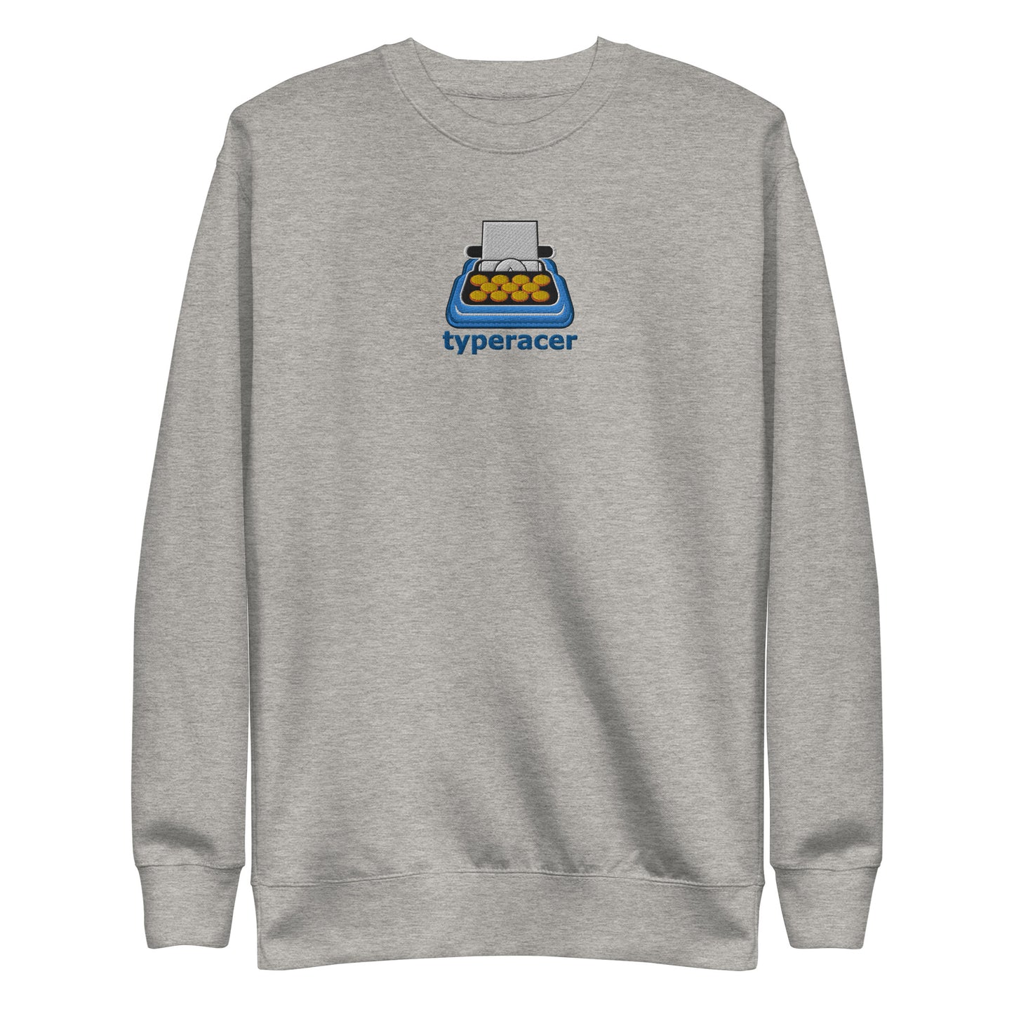 Typeracer logo unisex premium sweatshirt