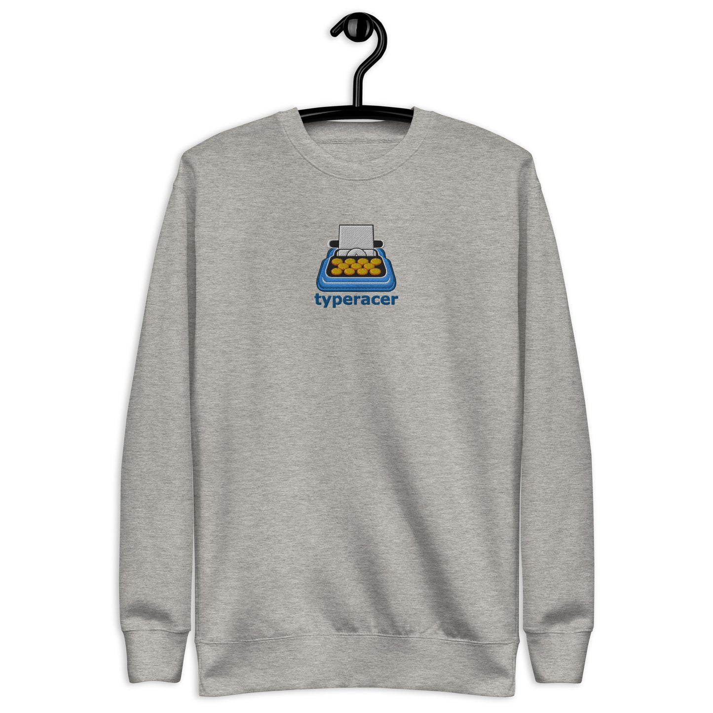 Typeracer logo unisex premium sweatshirt