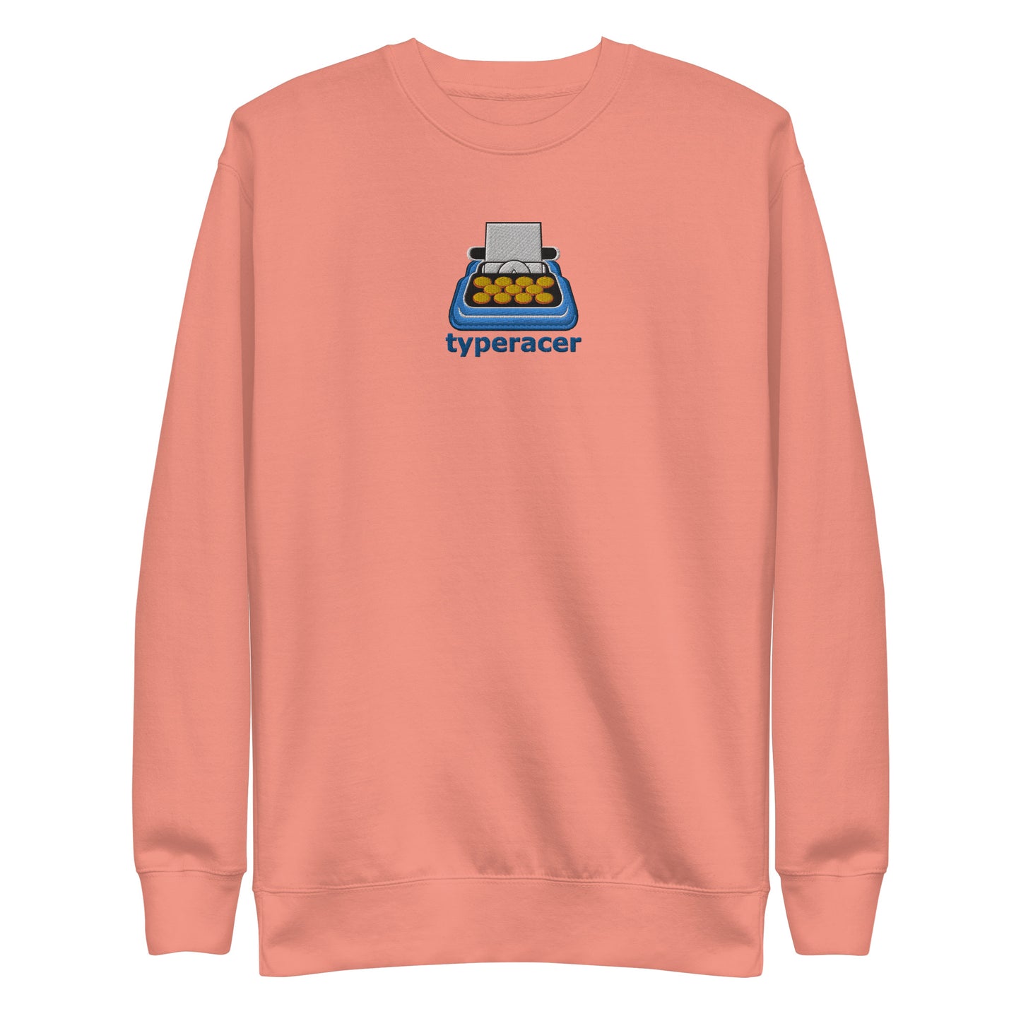 Typeracer logo unisex premium sweatshirt
