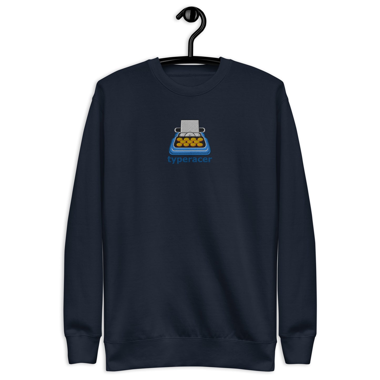Typeracer logo unisex premium sweatshirt