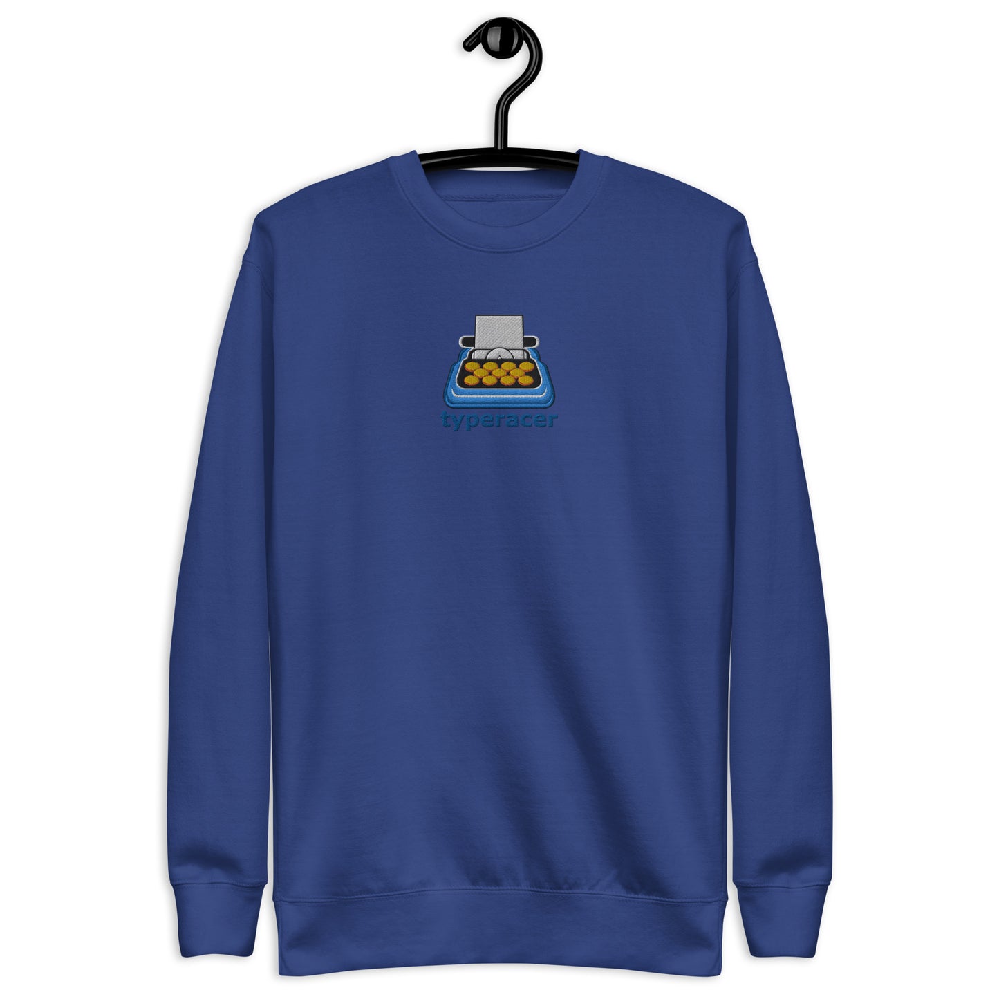 Typeracer logo unisex premium sweatshirt