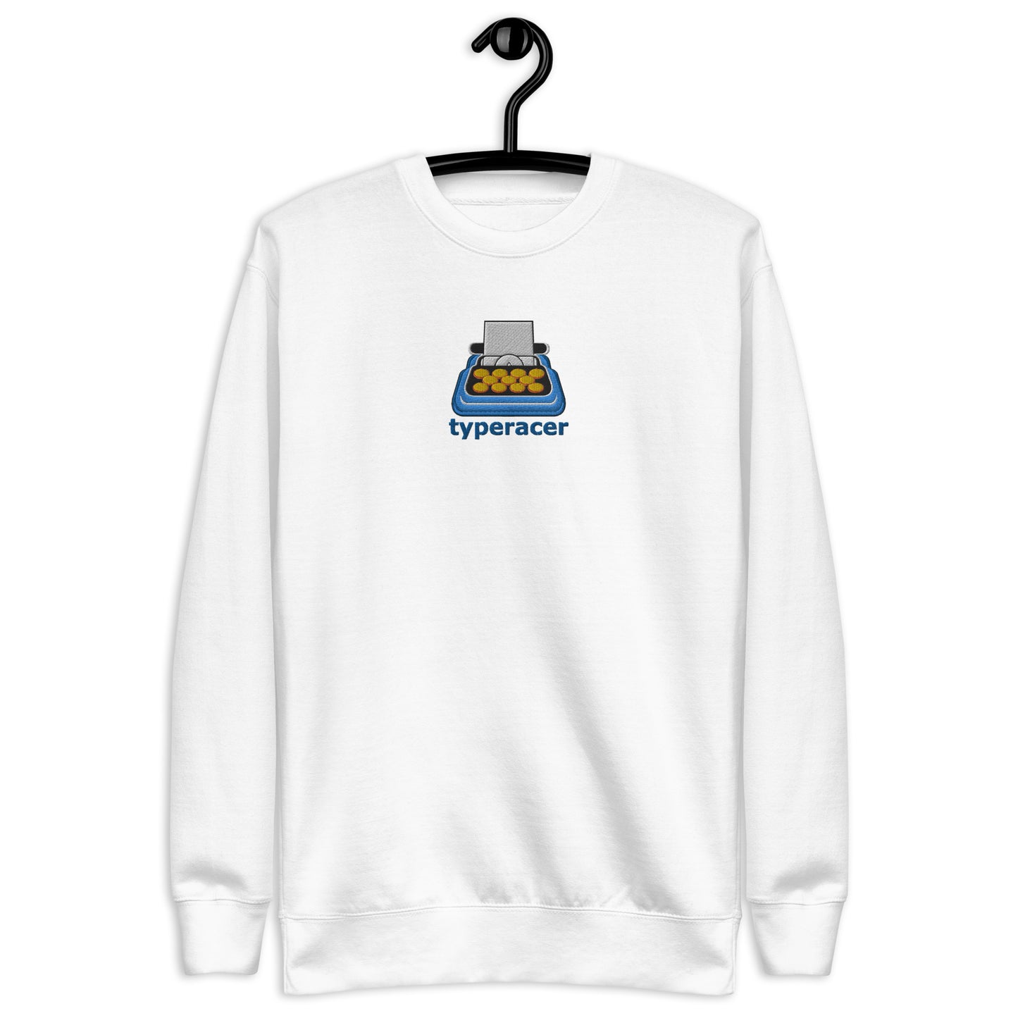 Typeracer logo unisex premium sweatshirt