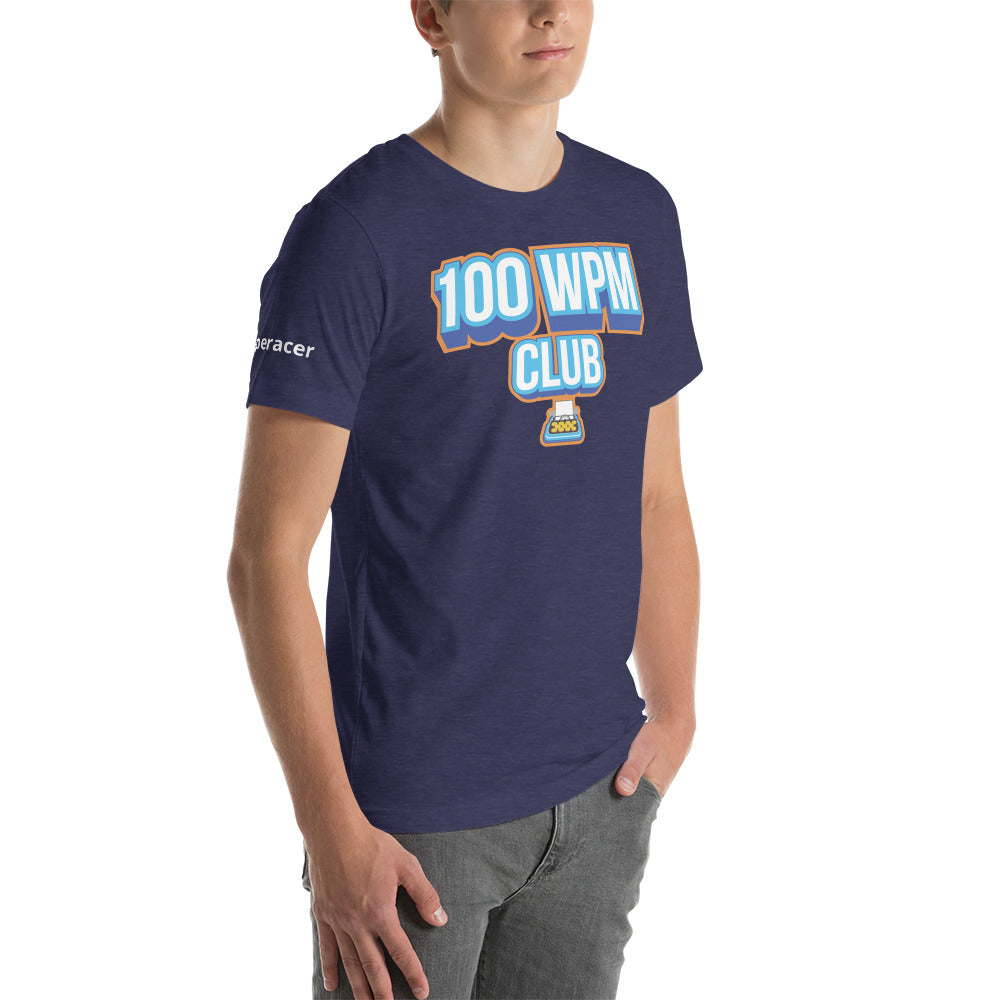 Typeracer 100WPM club unisex t-shirt