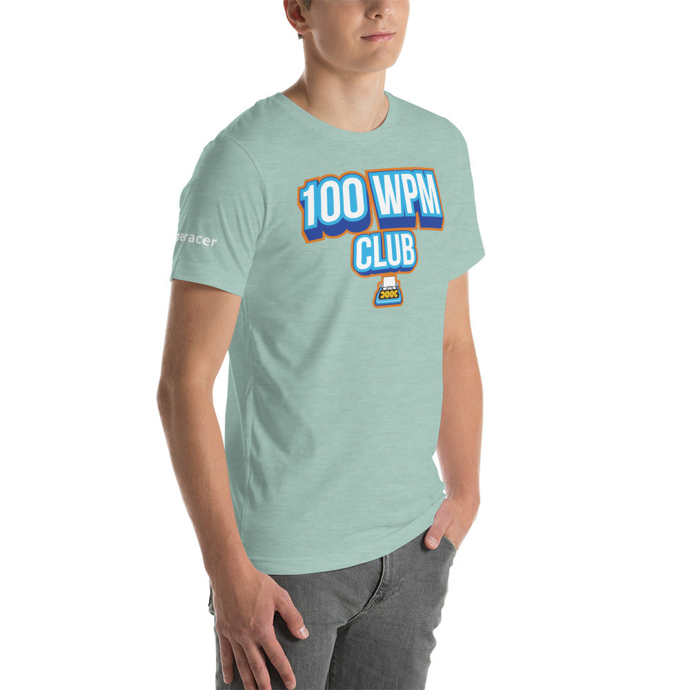 Typeracer 100WPM club unisex t-shirt