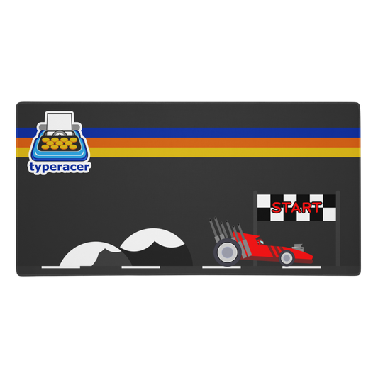 Typeracer Gaming mouse pad - Night Theme