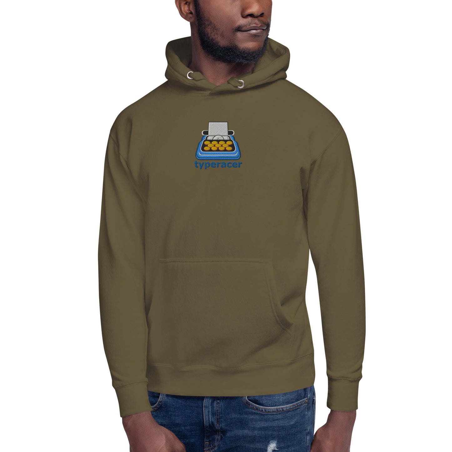 Typeracer logo unisex hoodie