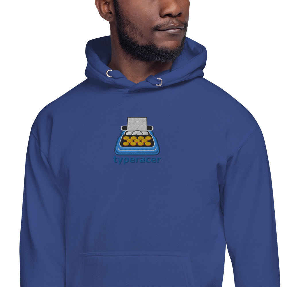 Typeracer logo unisex hoodie